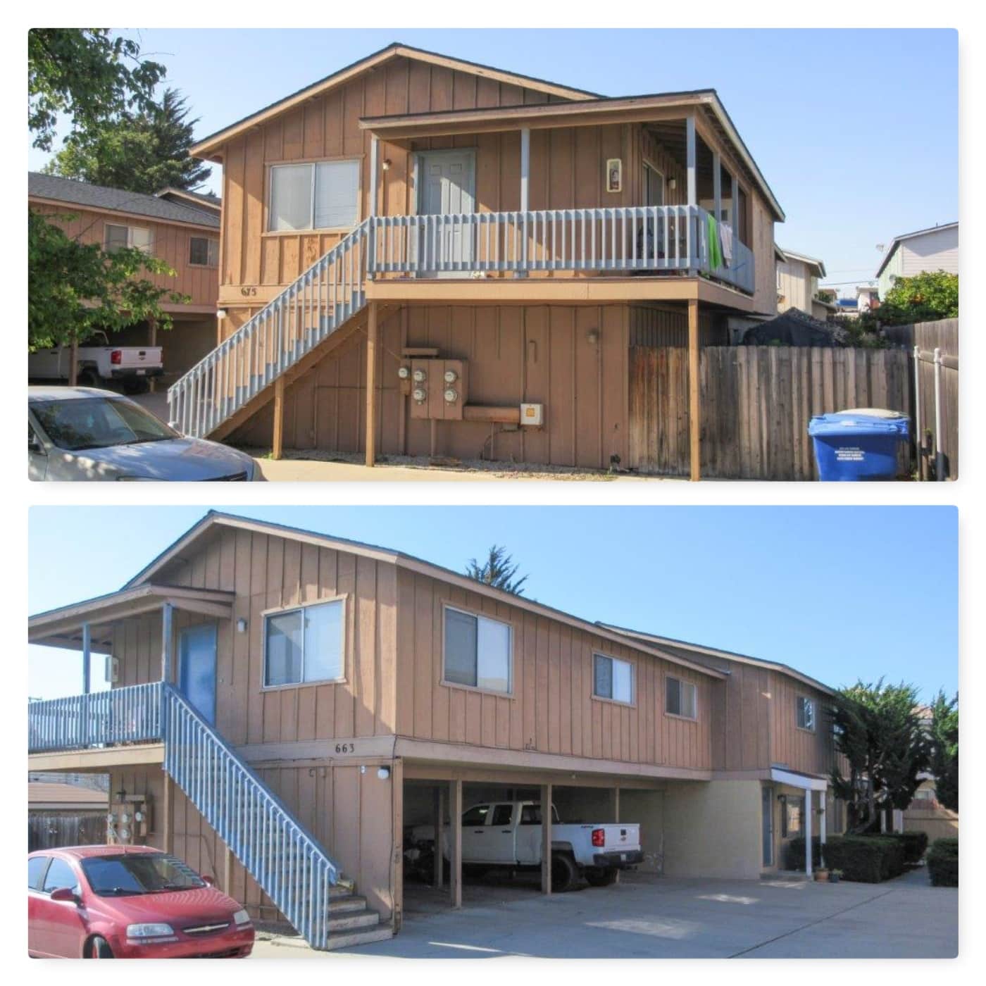 Two Grover Beach Four Plexes Sold Together